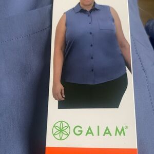 Gaiam Women's Purple  Sleeveless Top BNWT